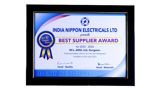 Best Supplier Award