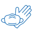 Face mask and gloves
